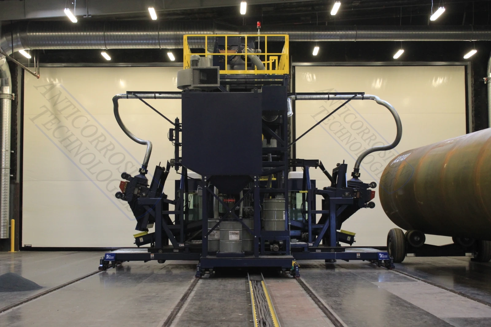 External Dual Two Axis Monopile Blast System